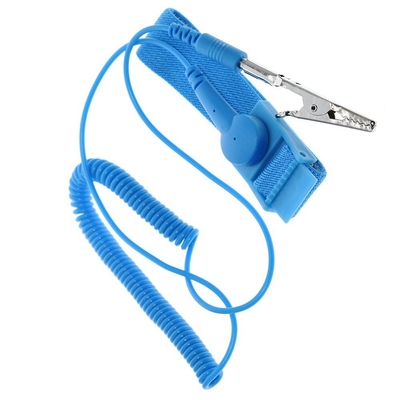 correa para la muñeca estática anti del ESD de la electrónica del PVC 25G para el recinto limpio