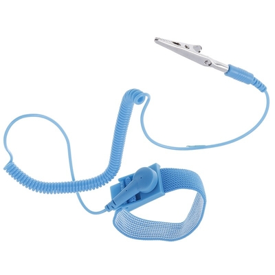 Pulsera estática anti del alambre de tierra de la correa para la muñeca del Esd del metal ajustable
