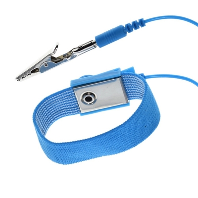 pulsera estática anti de acero inoxidable ESD de la correa para la muñeca electrónica de 25G