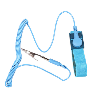 Diverso color del ESD de la correa para la muñeca de la banda estática anti de nylon de la protección para el recinto limpio