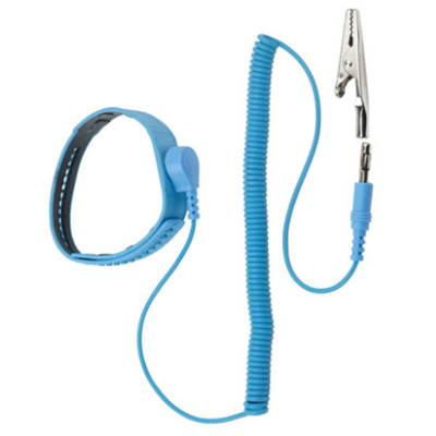 Diverso color del ESD de la correa para la muñeca de la banda estática anti de nylon de la protección para el recinto limpio