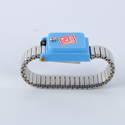Banda de muñeca estática anti inalámbrica del metal del cable de la correa para la muñeca del ESD con el PVC