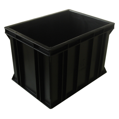 Cajas de empaquetado negras del PWB del ESD de las cajas plásticas del estante seguro electrónico de SMT