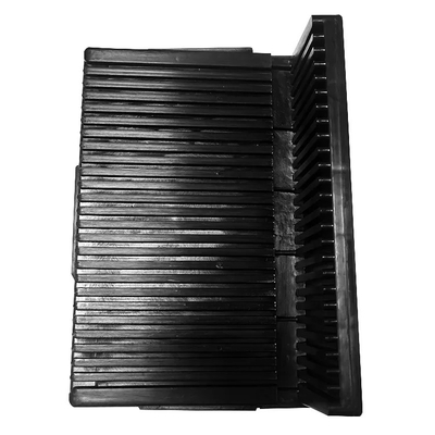 Hoja estática anti de los compartimientos seguros amistosos translúcidos de ECO ESD con la tapa