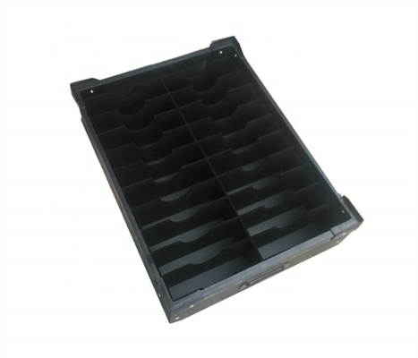 Tamaño apilable 200*130*90m m de las cajas de almacenamiento antiestáticas durables del ESD del recinto limpio