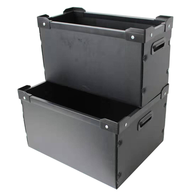 Tenedor de cinta negro del almacenamiento del carrete de la caja SMD del envase de plástico del ESD de la prenda impermeable