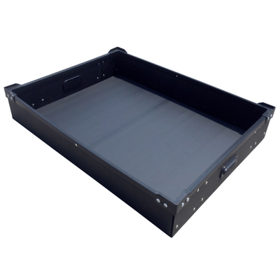 Las cajas plásticas seguras del ESD del estante de SMT ajustan la caja componente inodora del PWB ESD de la bandeja