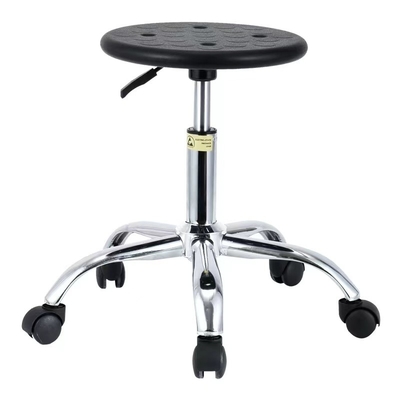 Silla ajustable de acero inoxidable del recinto limpio del eslabón giratorio del ESD de la silla estática anti del laboratorio