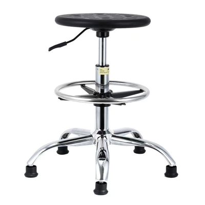 Silla ajustable de acero inoxidable del recinto limpio del eslabón giratorio del ESD de la silla estática anti del laboratorio