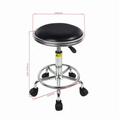 La PU estática anti de la silla del laboratorio del ESD de la oficina cubre los muebles industriales del laboratorio con cuero