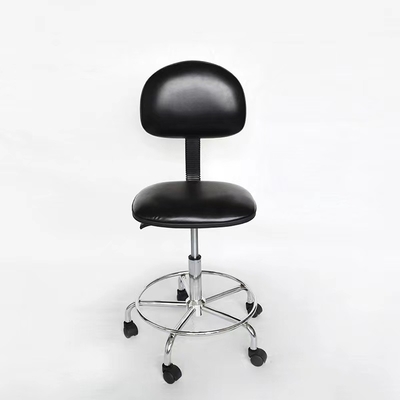 Altura segura ergonómica de la silla del laboratorio de la PU ESD ajustable para el recinto limpio