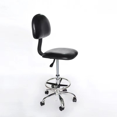 Altura segura ergonómica de la silla del laboratorio de la PU ESD ajustable para el recinto limpio