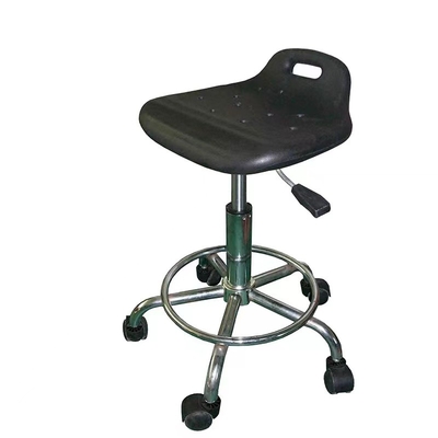 Silla estática anti ajustable del taburete del metal de la oficina de la silla del laboratorio del ESD con la alta parte posterior