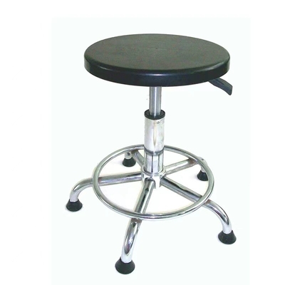 Silla estática anti ajustable del taburete del metal de la oficina de la silla del laboratorio del ESD con la alta parte posterior