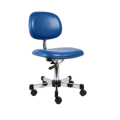 Eslabón giratorio ajustable del respaldo de la silla del trabajo del ESD del laboratorio de la espuma de poliuretano de la silla de montar