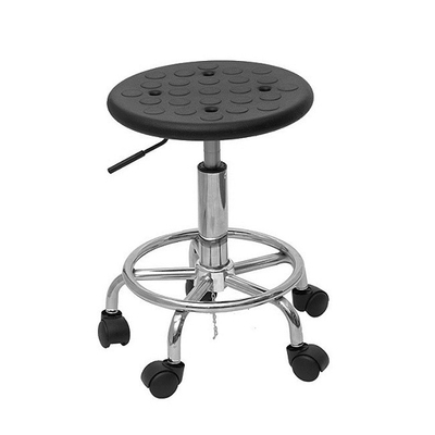 Silla de eslabón giratorio de cuero de la PU de la silla estática anti del laboratorio del área del laboratorio del recinto limpio