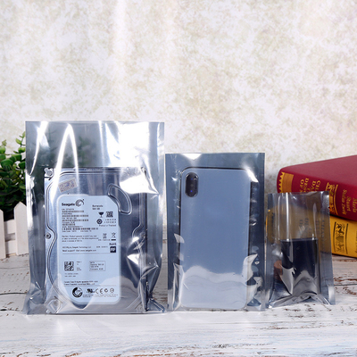 Los parásitos atmosféricos del escudete del ESD empaquetan la bolsa de plástico del ESD del papel de aluminio de la electrónica
