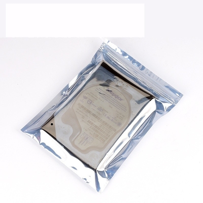 Prenda impermeable a prueba de polvo estática anti translúcida de los bolsos del ESD del lacre que protege lateral