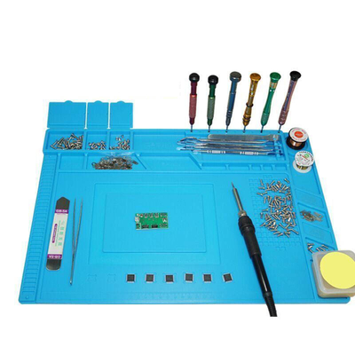 Equipo estático anti de Mat Soldering Insulation Work Station de la reparación del silicón