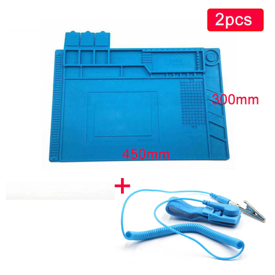 650g ESD que suelda el hierro de Mat Heat Resistant Repair Station para el ordenador del teléfono