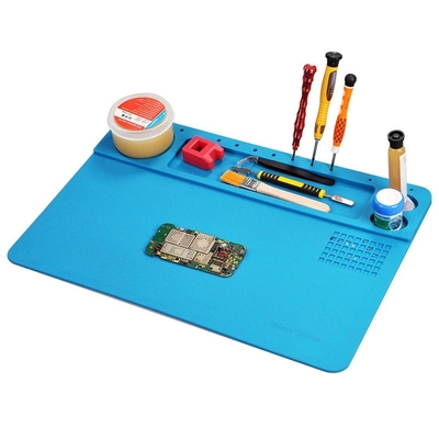 cojín a prueba de calor de 655g Esd Mat Welding Silicone Soldering Insulation