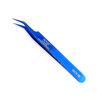 Extensión Vetus Lash Tweezers Stainless Steel de la pestaña del retiro de la espinilla