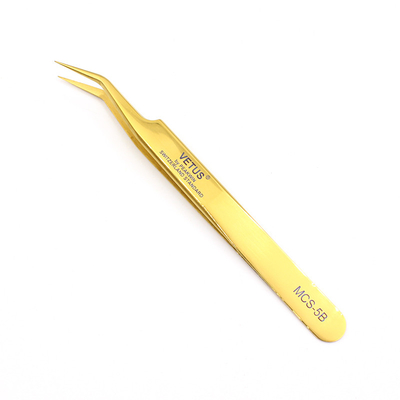 Extensión Vetus Lash Tweezers Stainless Steel de la pestaña del retiro de la espinilla
