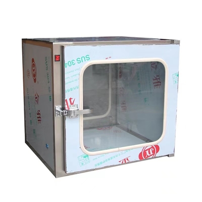 Paso dinámico de la ventana de la transferencia de la caja de paso del recinto limpio del laboratorio a través de la caja