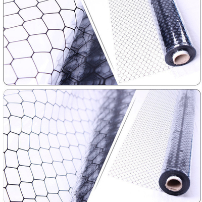 Hoja transparente suave del PVC del PVC del ESD del recinto limpio de la rejilla estática anti de la cortina