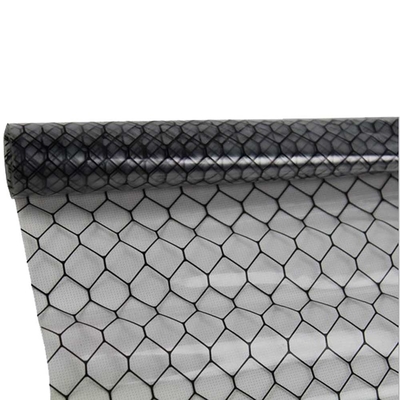 Hoja transparente suave del PVC del PVC del ESD del recinto limpio de la rejilla estática anti de la cortina