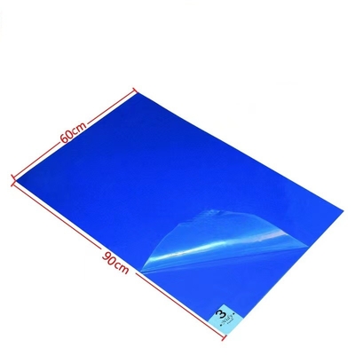 Recinto limpio adhesivo fuerte Mat Polyethylene Sheets No Residue pegajoso 24&quot; *45”