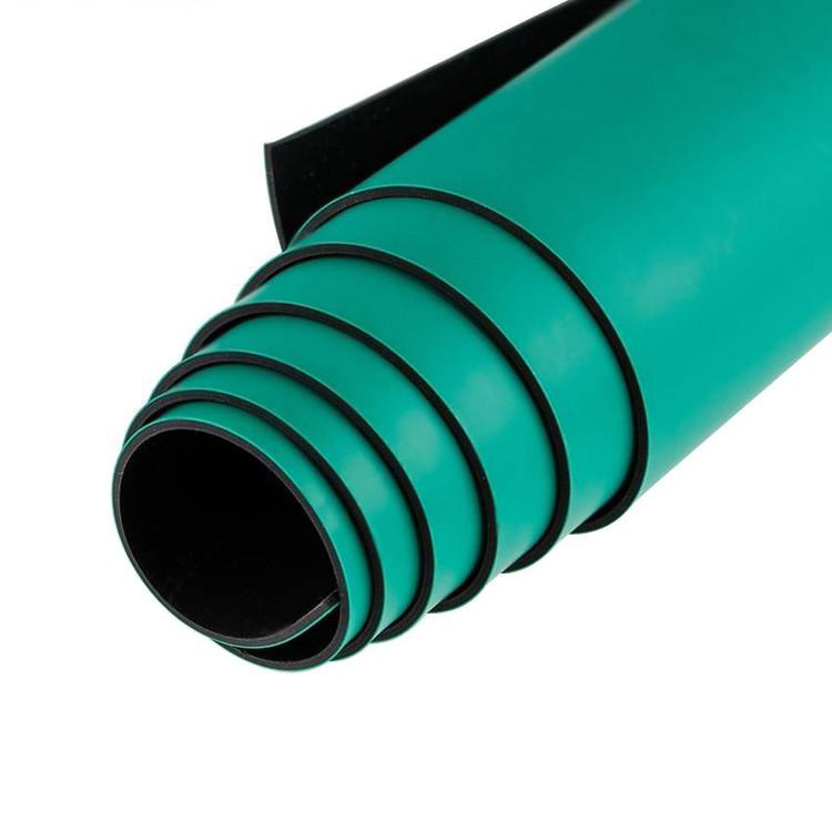 mesa estática anti de goma gruesa del ESD de la estera del trabajo del PVC de 3m m para la reparación del teléfono móvil