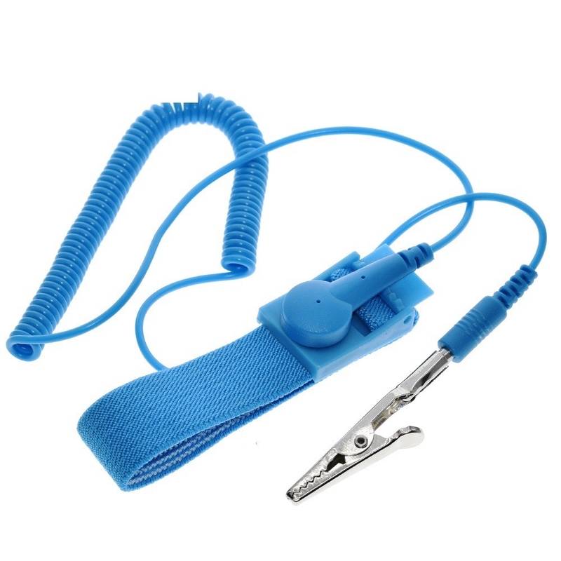 Pulsera estática anti inalámbrica del PVC ESD de la correa para la muñeca estática anti elástico 2.2M M de Fairtech