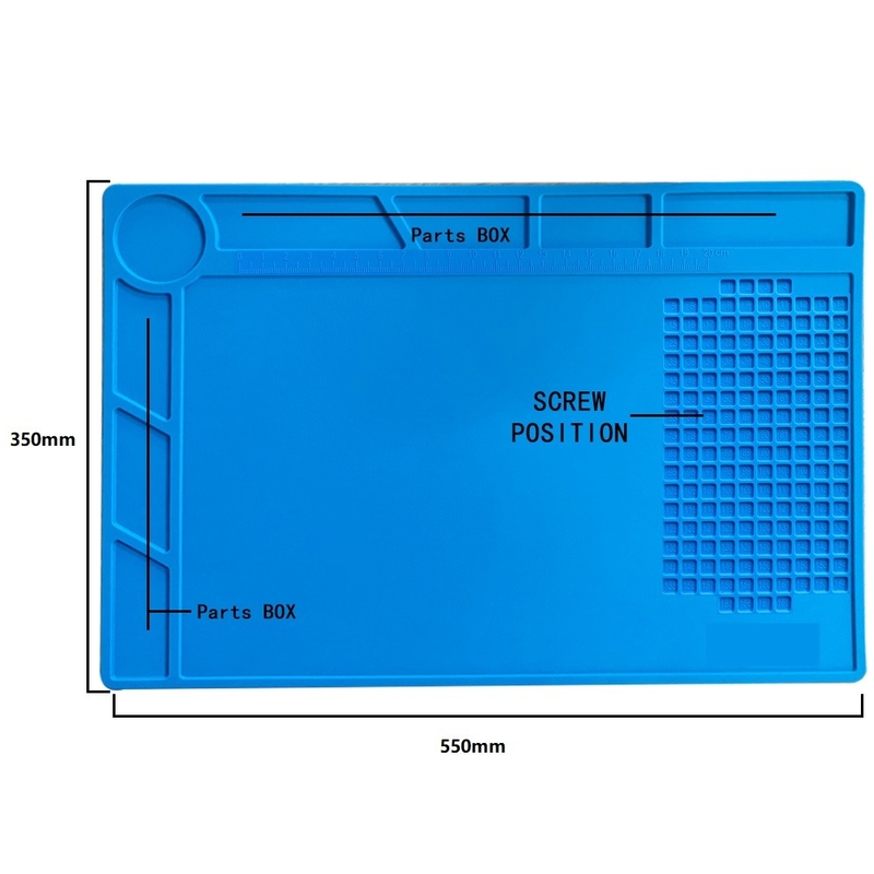 Reparación estática anti Mat Heat Insulation Soldering Pad 650g para la plataforma de funcionamiento