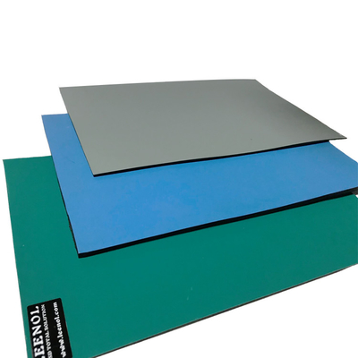 Grey Green negro azul ESD Mat For Electronic Assembly de goma el 120cm los x 90cm