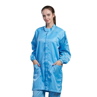Delantal estático anti del ESD de la ropa DG001 para el recinto limpio industrial