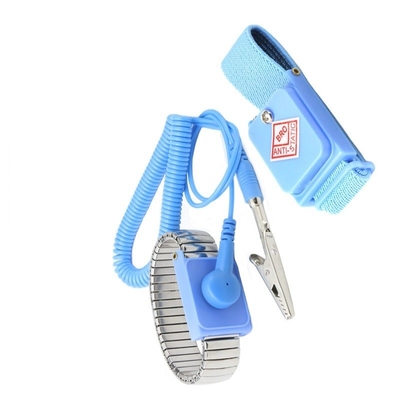 Cordón rápido estático anti de la PU de la PU 2.5m m del guardia 10m m de la muñeca de la banda de la correa para la muñeca del ESD